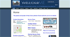 Desktop Screenshot of holycrosskitchener.org